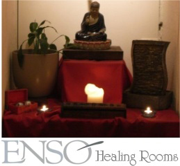 Enso Healing Rooms logo and entrance