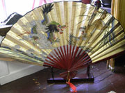 A large oriental fan 